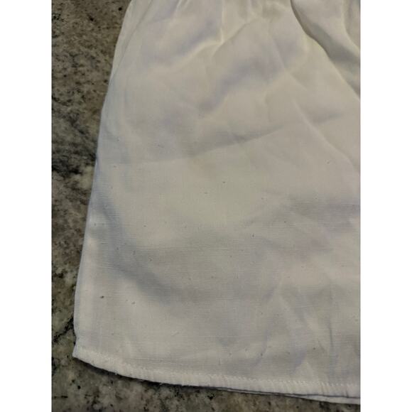 Princess Polly shorts womens 2 White High Rise Flowy beach boho bohemian summer - Picture 8 of 8